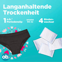 Periodenunterwäsche Slip schwarz Gr. XS/S, 1 St