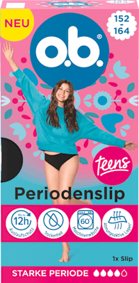 Periodenunterwäsche Slip Teens Gr. 152-164, 1 St