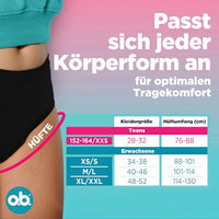 Periodenunterwäsche Slip Teens Gr. 152-164, 1 St