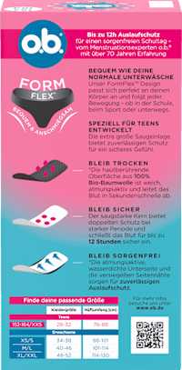 Periodenunterwäsche Slip Teens Gr. 152-164, 1 St