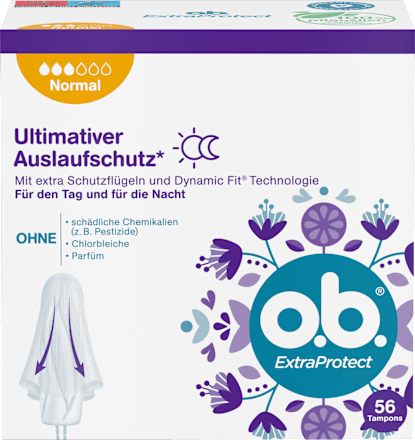 Tampons Extra Protect Dag+Nacht Normaal, 56 stuks