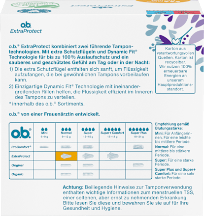 Tampons Extra Protect Dag+Nacht Normaal, 56 stuks