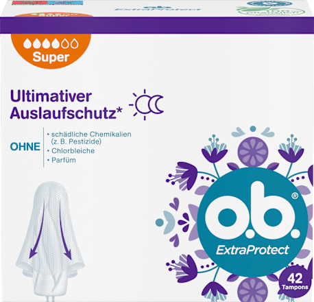 Tampons Extra Protect Dag+Nacht Super, 42 stuks