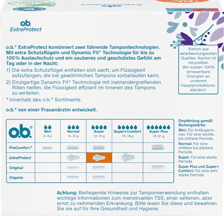 Tampons Extra Protect Dag+Nacht Super, 42 stuks