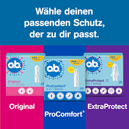 Tampons ExtraProtect Normal, 56 St