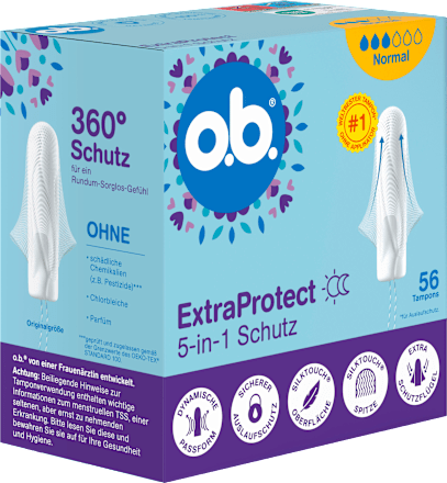 Tampons ExtraProtect Normal, 56 St