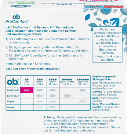 Tampons ProComfort Mini, 64 stuks