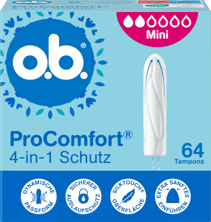 o.b. Tampons ProComfort Mini, 64 St