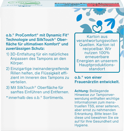 Tampons ProComfort Normale Reismaat, 8 stuks