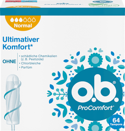 Tampons ProComfort Normaal, 64 stuks