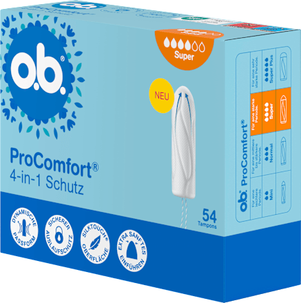 Tampons ProComfort Super, 54 St