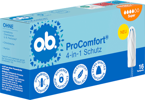 Tampons ProComfort Super, 16 St