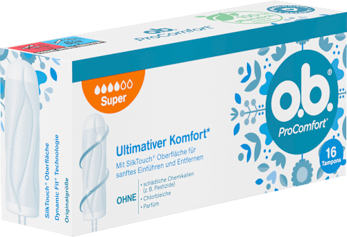 Tampons ProComfort Super, 16 stuks