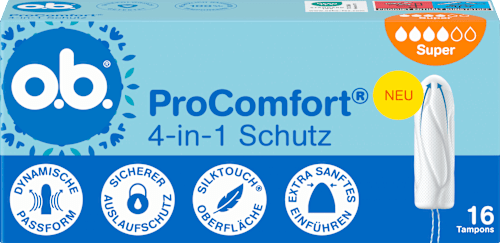 Tampons ProComfort Super, 16 St