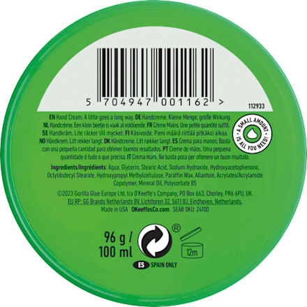 Handcreme Working Hands, sehr trockene Haut, 96 g