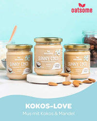 Amandelboter, "Sunny Coco" Feelgood Spreads, amandel-kokos, 200 g