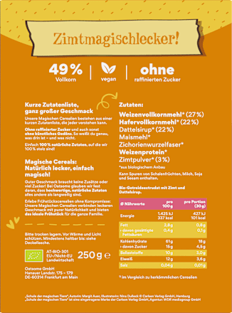Müsli, Magische Zimt Pops, 250 g