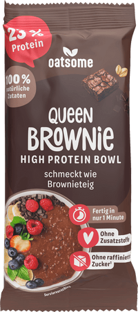 oatsome Protein Bowl Pulver Queen Brownie, 50 g