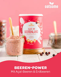 Smoothie Bowl Poeder Alice in Berryland, Aardbei Açaí Bes, 400 g