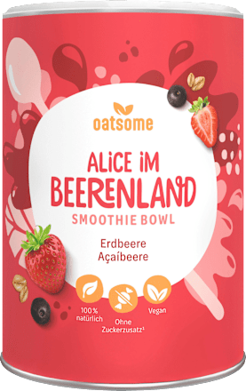 Smoothie Bowl Pulver Alice im Beerenland, Erdbeere Açaíbeere, 400 g
