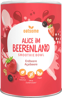 Smoothie Bowl Pulver Alice im Beerenland, Erdbeere Açaíbeere, 400 g