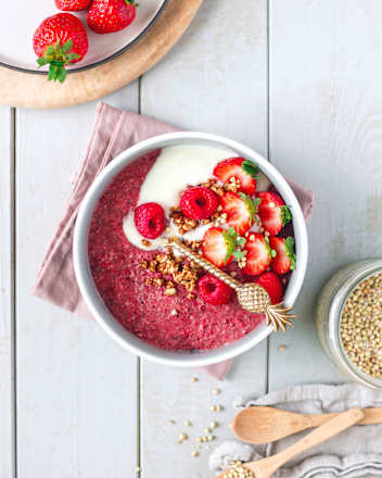 Smoothie Bowl Poeder Alice in Berryland, Aardbei &amp; Acai Berry, 50 g