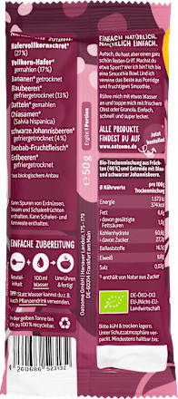 Smoothie Bowl Pulver Benjamin Blaubeer, Blaubeere & Johannisbeere, 50 g