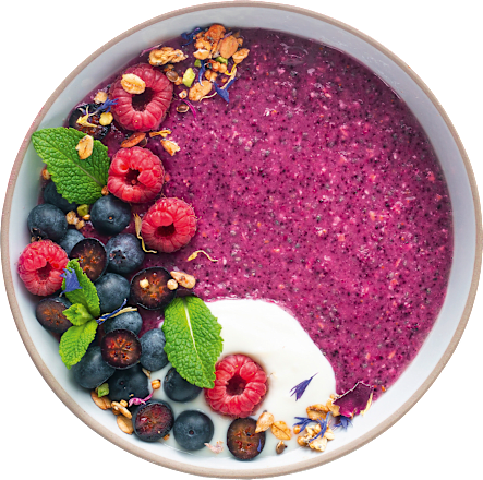Smoothie Bowl Pulver Benjamin Blaubeer, Blaubeere & Johannisbeere, 50 g