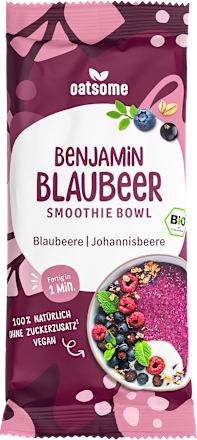 Smoothie Bowl Pulver Benjamin Blaubeer, Blaubeere & Johannisbeere, 50 g