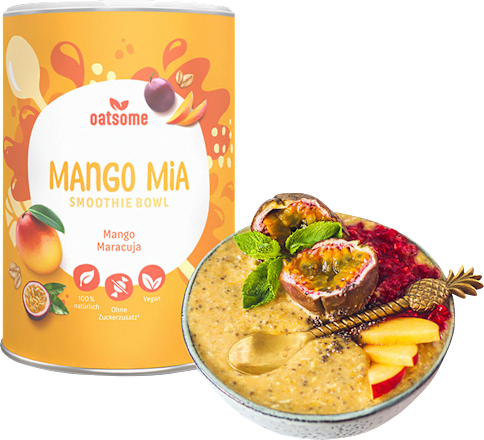Smoothie Bowl Pulver Mango Mia, Mango Maracuja, 400 g