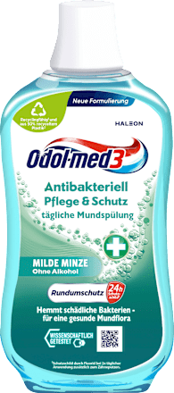 Mundspülung antibakteriell Pflege & Schutz, 500 ml