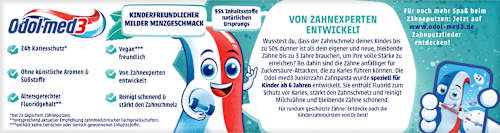 Tandpasta Juniorzahn 6-13 jaar, 75 ml