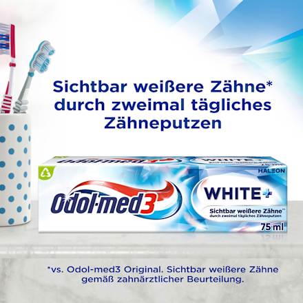 Zahnpasta White+, 75 ml