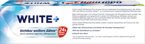 Zahnpasta White+, 75 ml