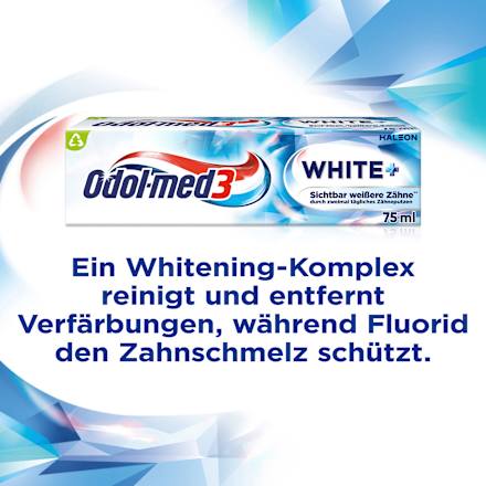 Zahnpasta White+, 75 ml