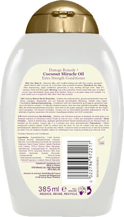Conditioner Coconut Miracle Oil, 385 ml