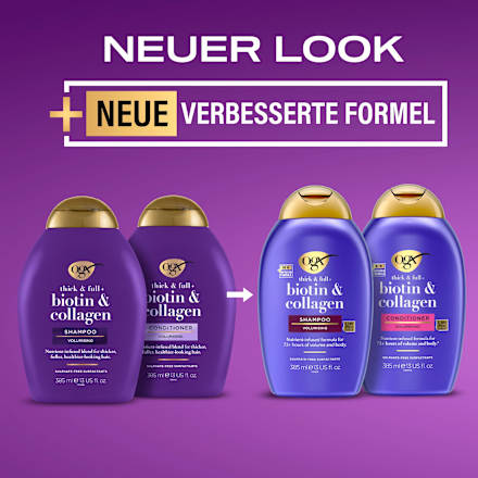 Conditioner dik &amp; vol, biotine &amp; collageen, 385 ml