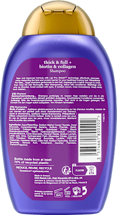 Shampoo thick & full, Biotin & Collagen, 385 ml
