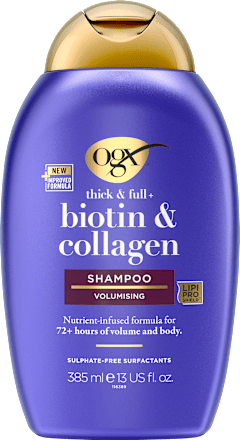 Shampoo thick & full, Biotin & Collagen, 385 ml