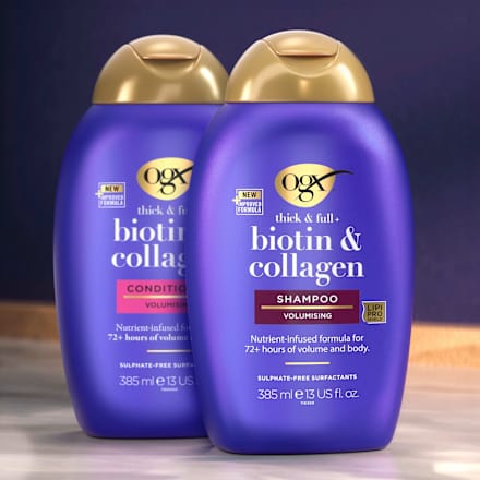 Shampoo thick & full, Biotin & Collagen, 385 ml
