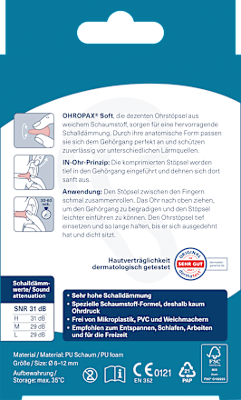 Ohrstöpsel Soft, 24 St