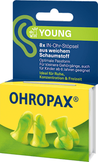 Ohrstöpsel Young, 8 St Ohropax