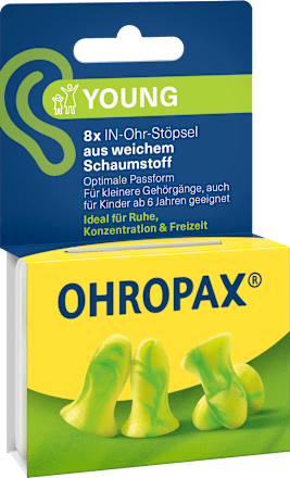 Ohrstöpsel Young, 8 St Ohropax