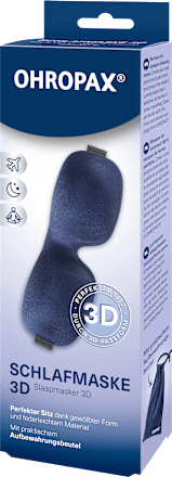 Schlafmaske 3D blau, 1 St