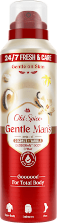 Bodyspray Gentle Man´s Coconut & Vanilla, 140 ml