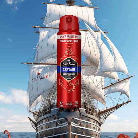 Kapitein Deodorant Spray, 150 ml