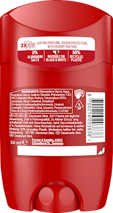 Deostick Rockstar, geur van levendige bergamot, 50 ml