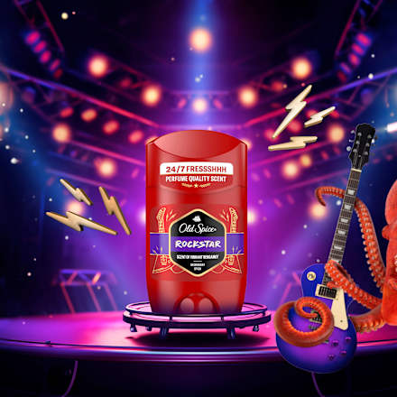 Deostick Rockstar, geur van levendige bergamot, 50 ml