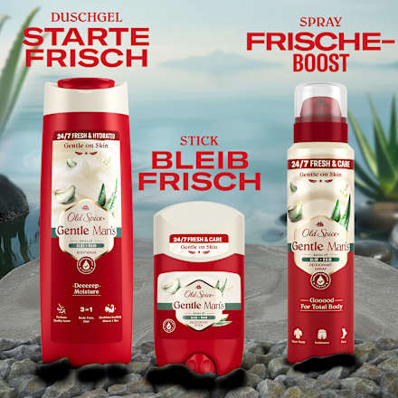 Duschgel Gentle Man´s Aloe + Rain 3in1, 400 ml