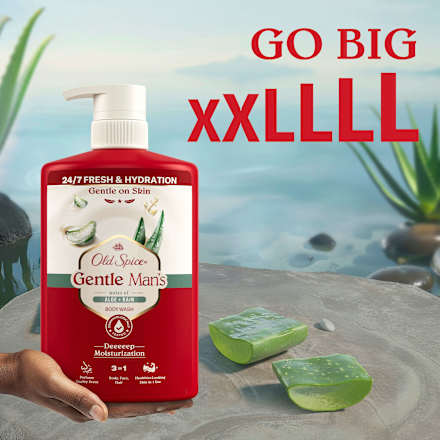 Duschgel Gentle Man´s Aloe + Rain 3in1, 400 ml